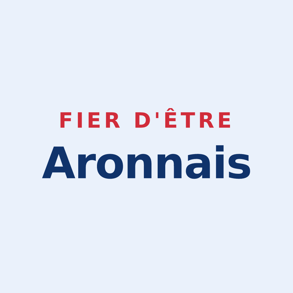 Sticker « Fier d'être Aronnais » — design pour Aron