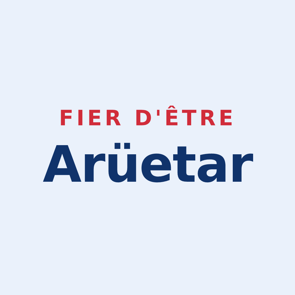 Sticker « Fier d'être Arüetar » — design pour Aroue-Ithorots-Olhaïby