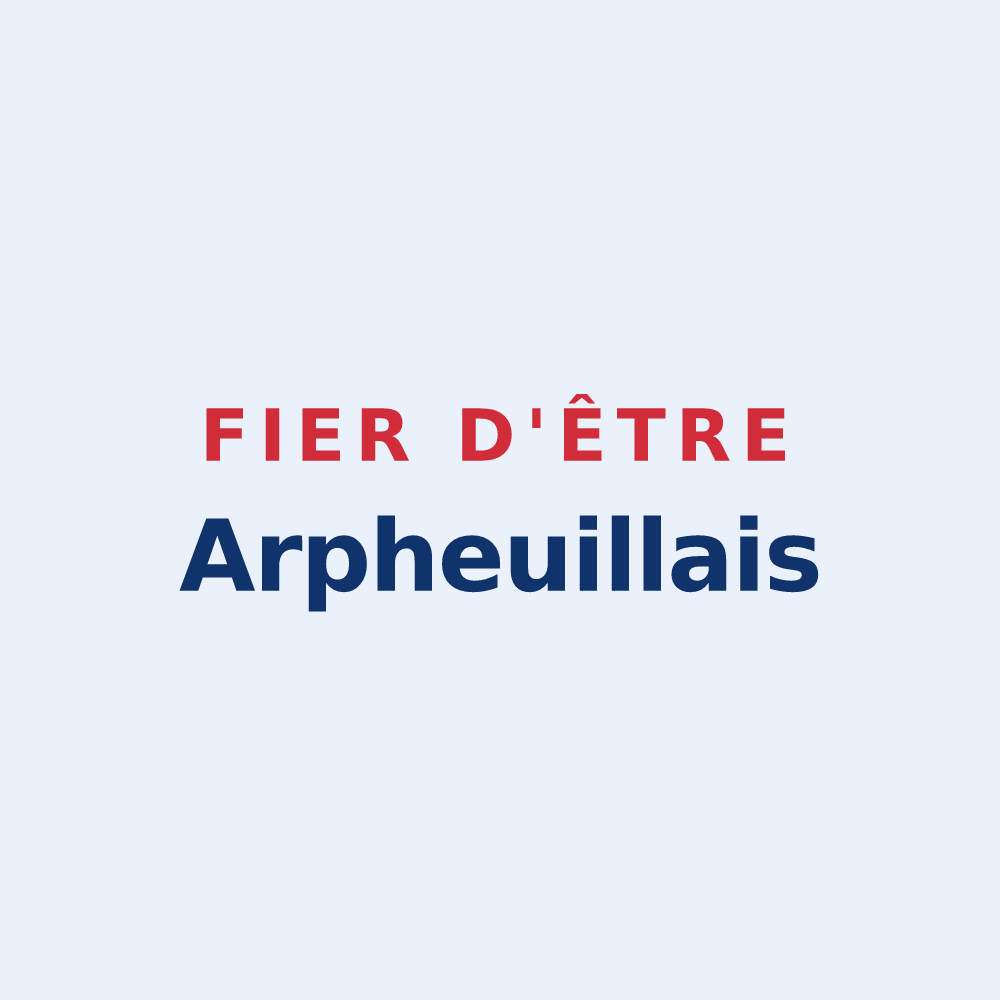 Sticker « Fier d'être Arpheuillais » — design pour Arpheuilles-Saint-Priest