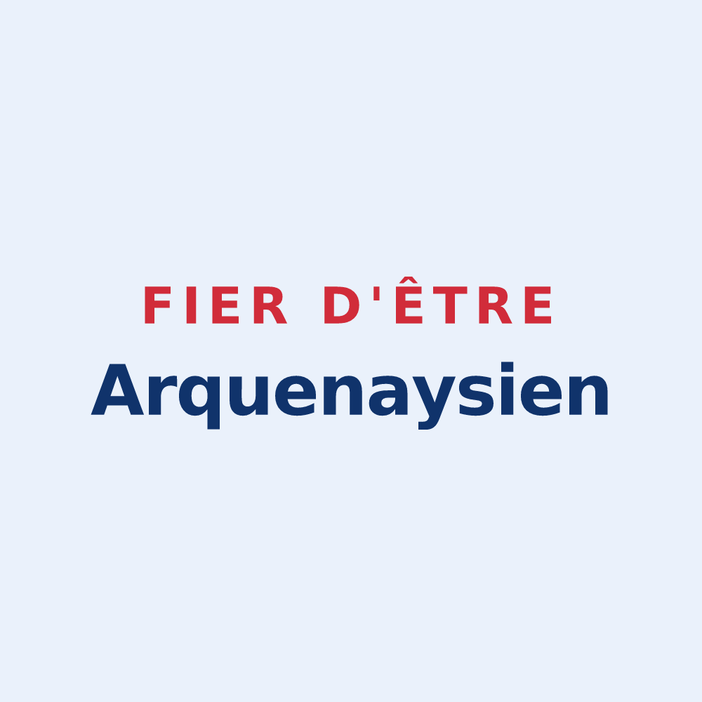 Sticker « Fier d'être Arquenaysien » — design pour Arquenay