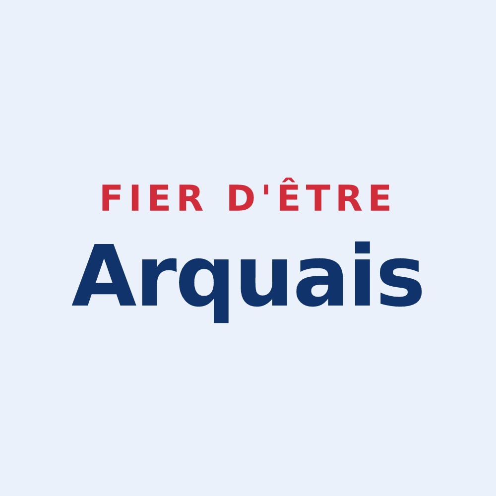 Sticker « Fier d'être Arquais » — design pour Arques-la-Bataille