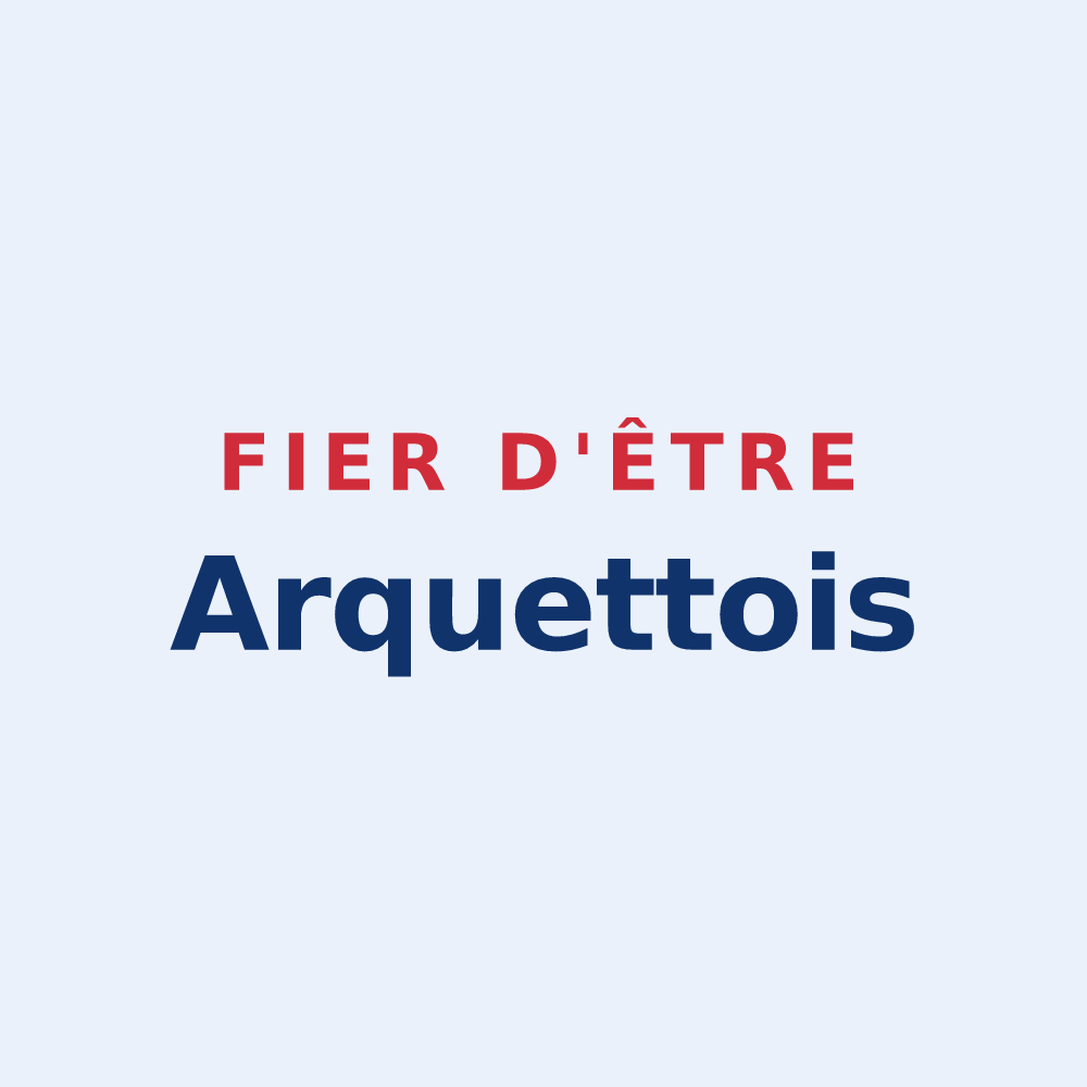Sticker « Fier d'être Arquettois » — design pour Arquettes-en-Val