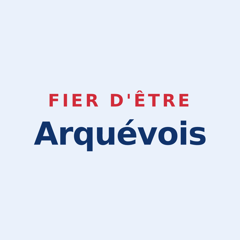 Sticker « Fier d'être Arquévois » — design pour Arquèves