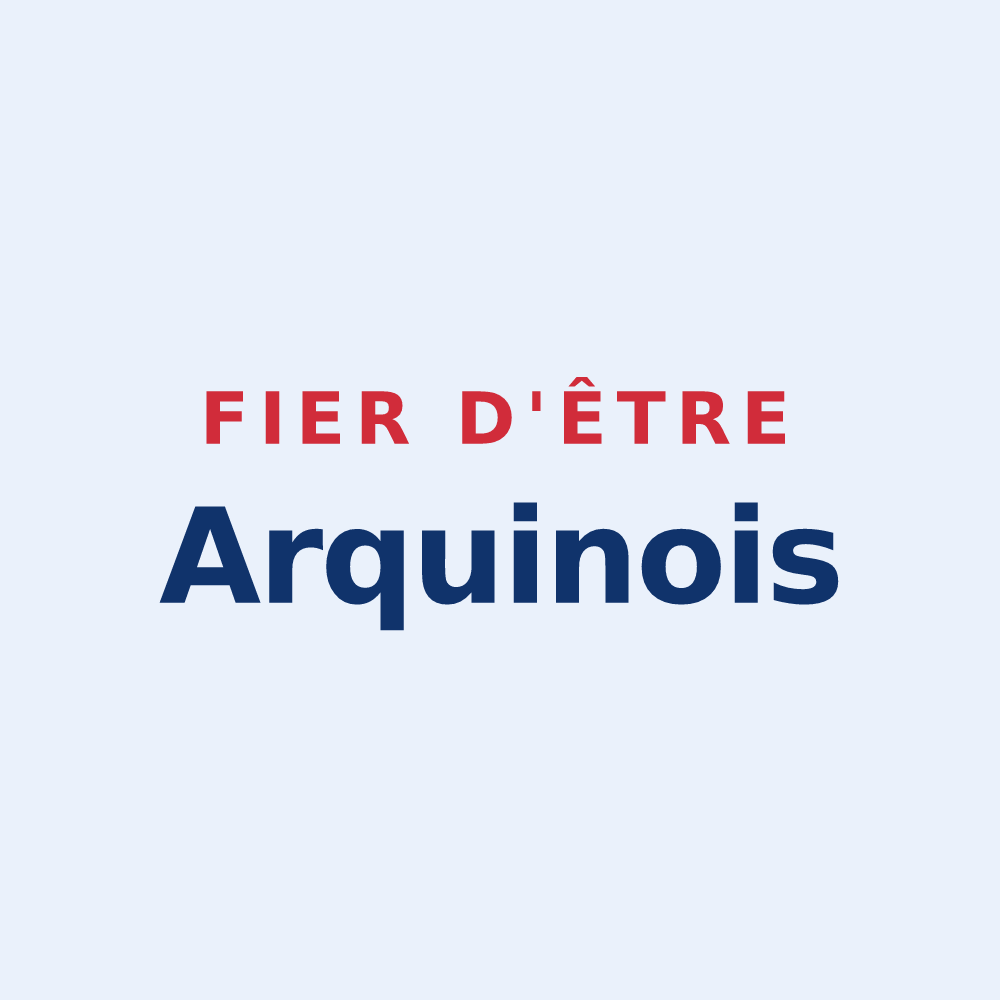 Sticker « Fier d'être Arquinois » — design pour Arquian