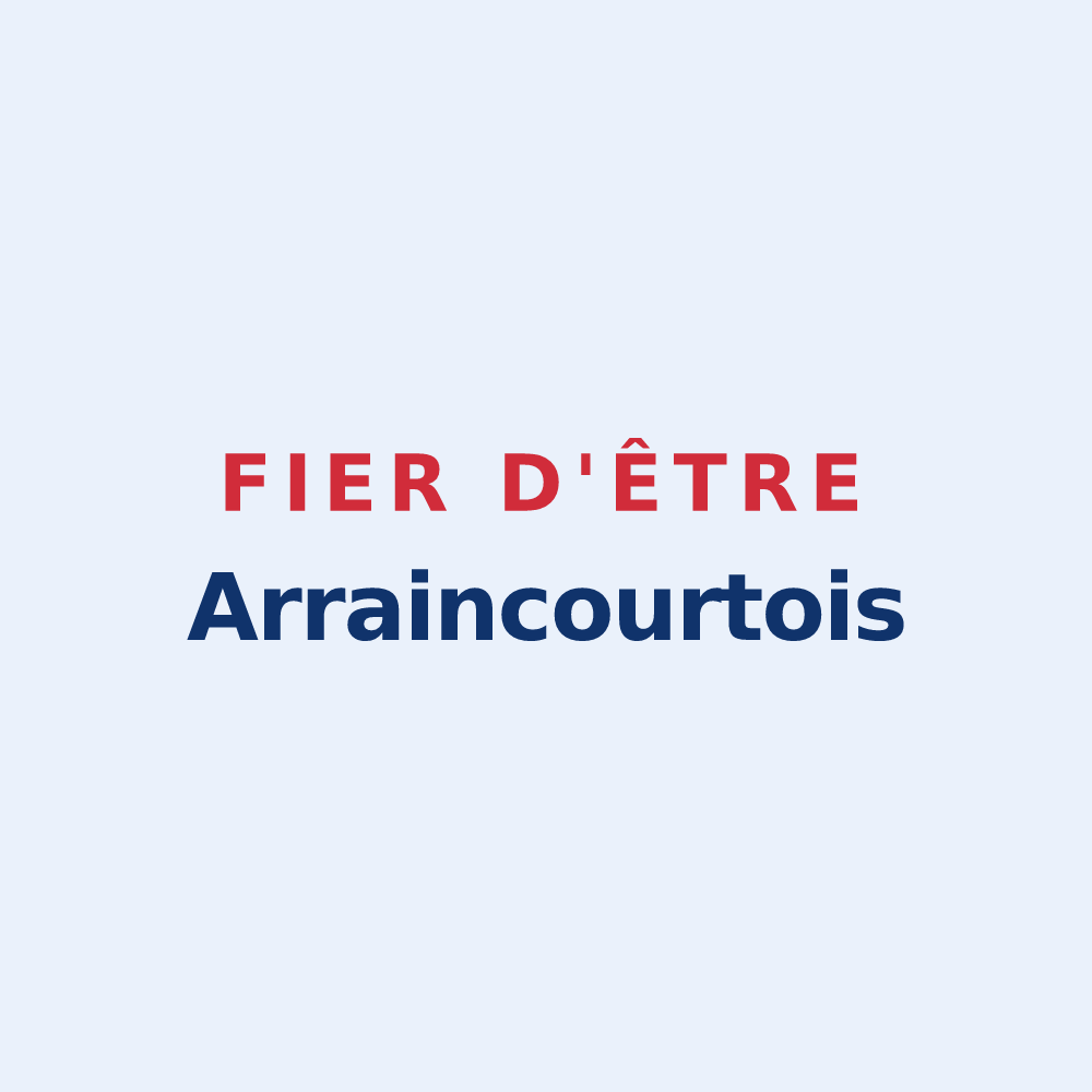 Sticker « Fier d'être Arraincourtois » — design pour Arraincourt