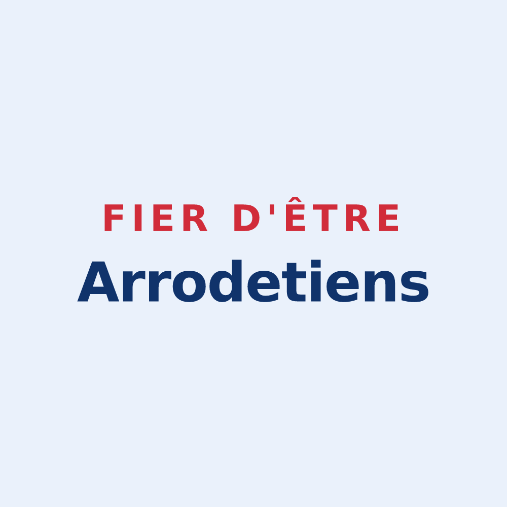 Sticker « Fier d'être Arrodetiens » — design pour Arrodets-ez-Angles