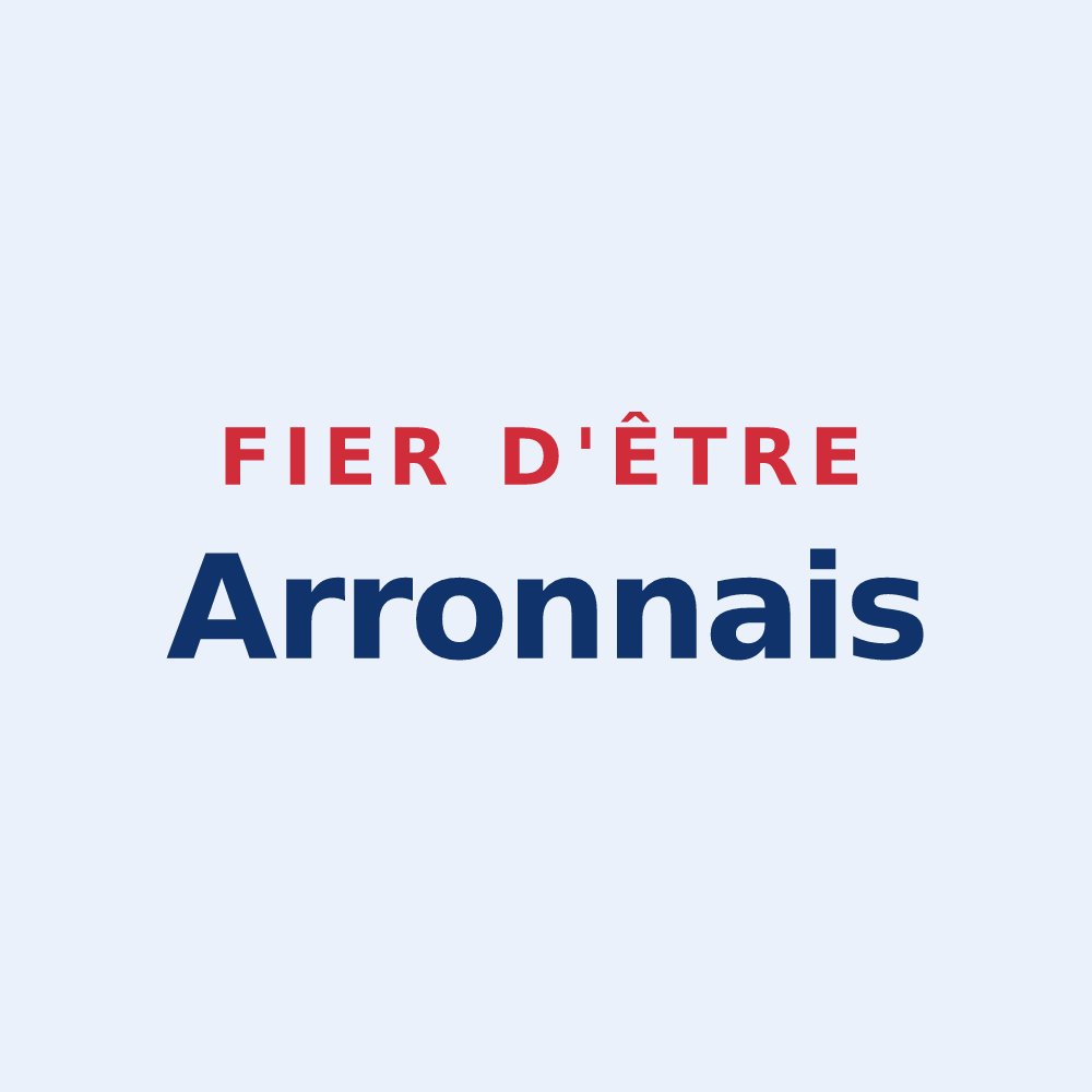 Sticker « Fier d'être Arronnais » — design pour Arronnes