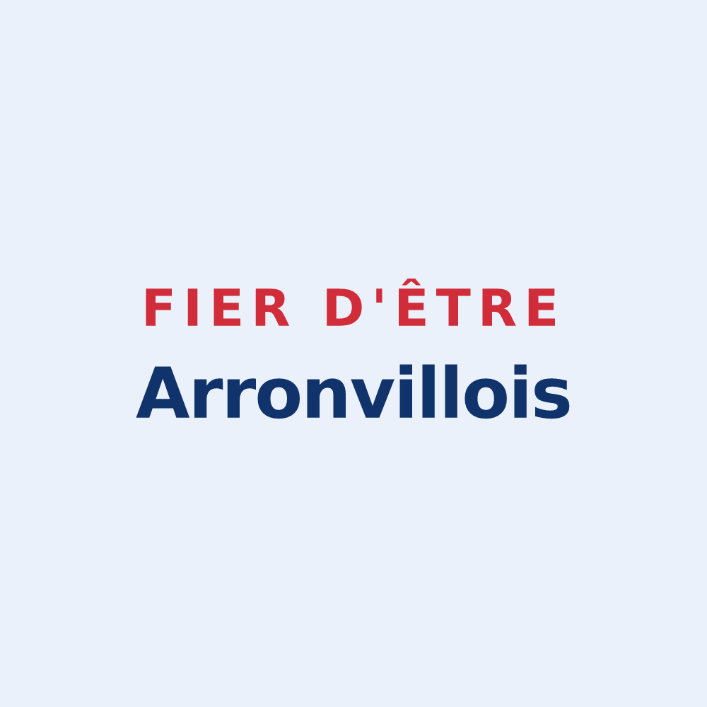 Sticker « Fier d'être Arronvillois » — design pour Arronville
