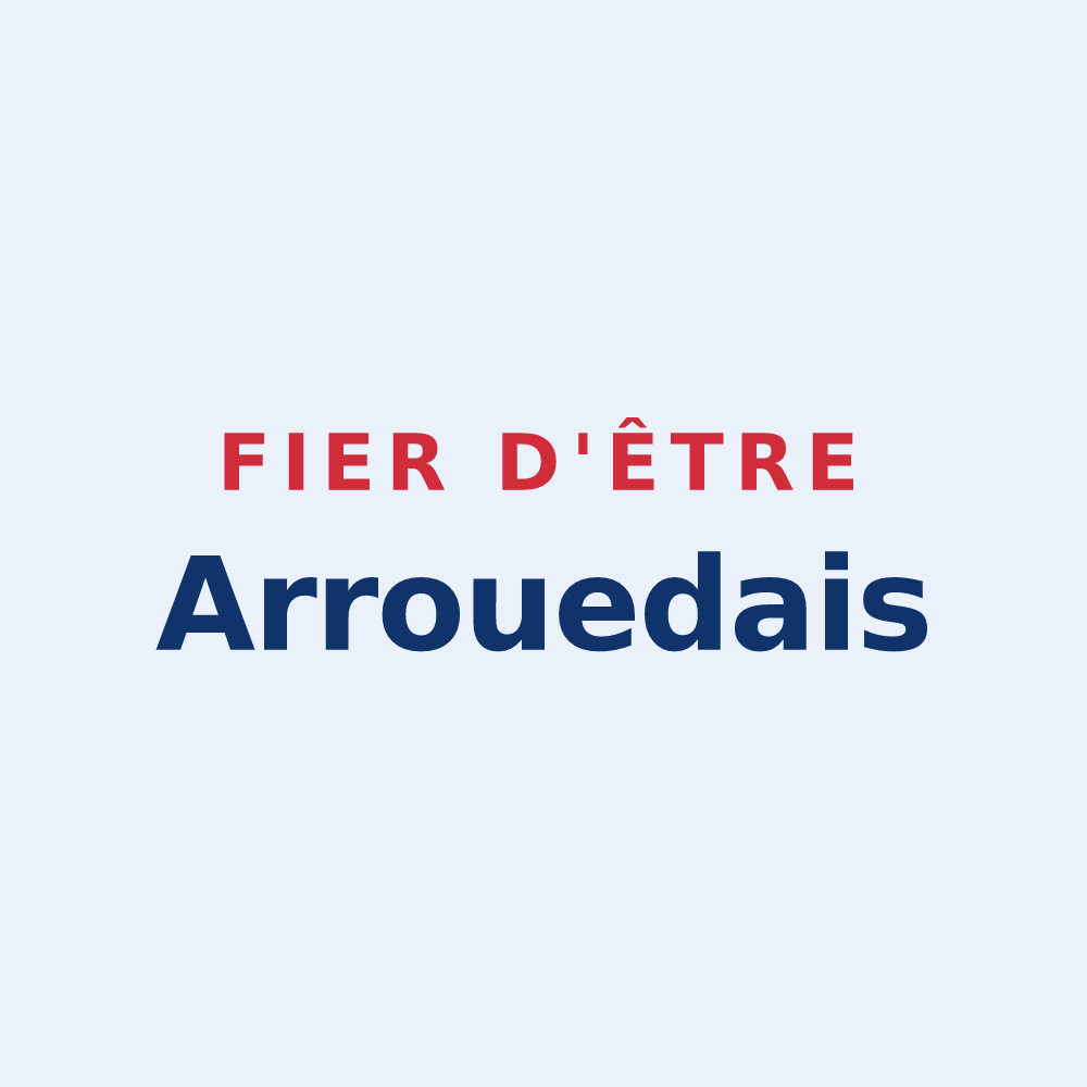 Sticker « Fier d'être Arrouedais » — design pour Arrouède
