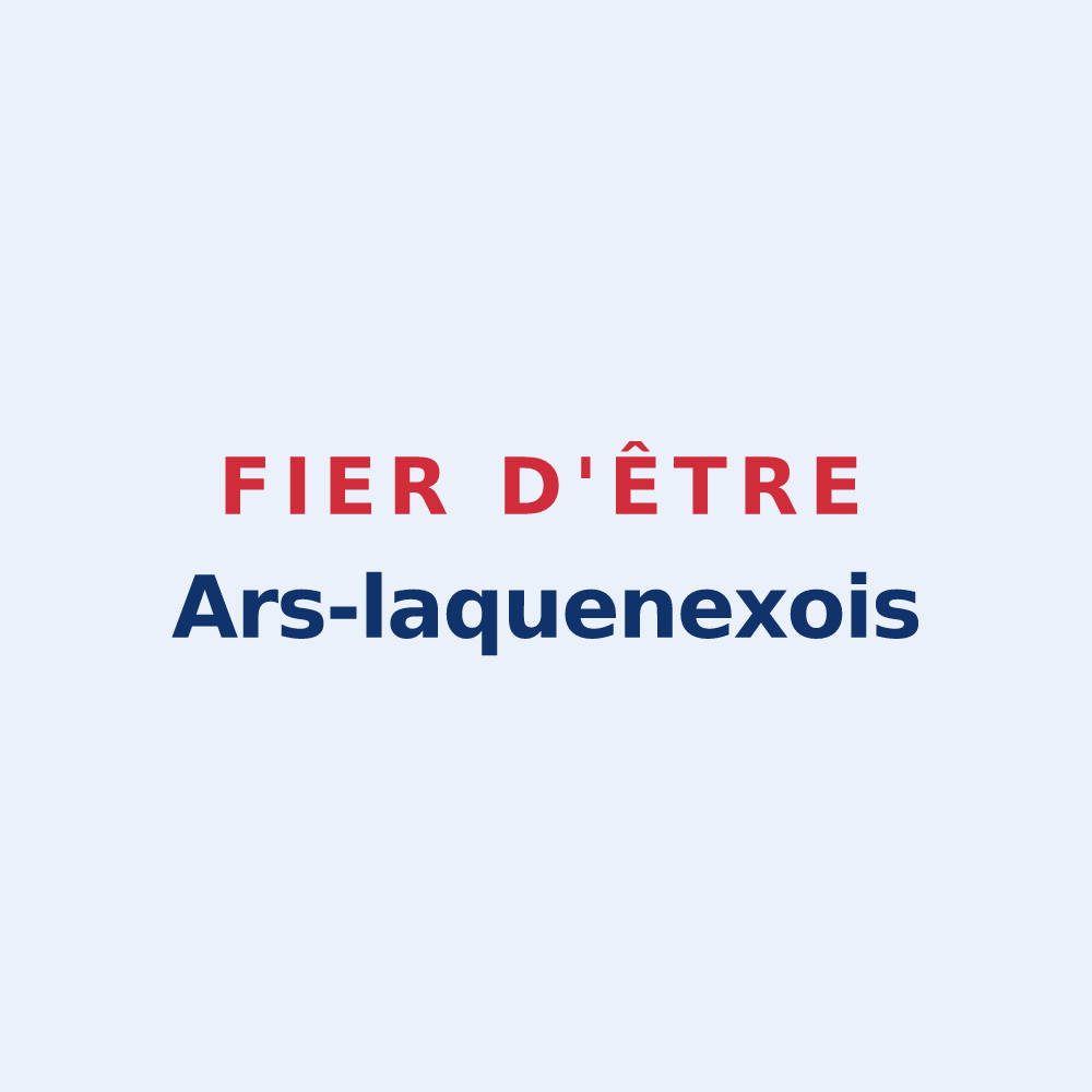 Sticker « Fier d'être Ars-laquenexois » — design pour Ars-Laquenexy