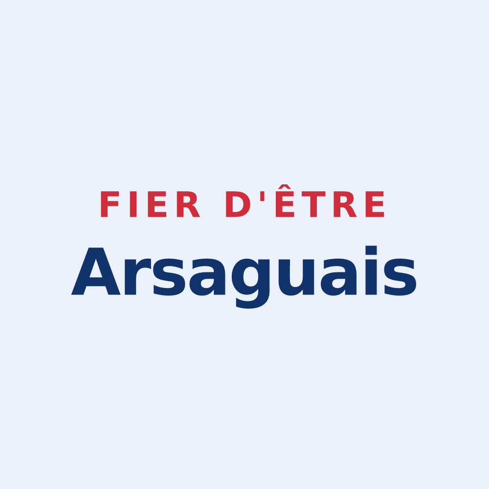 Sticker « Fier d'être Arsaguais » — design pour Arsague