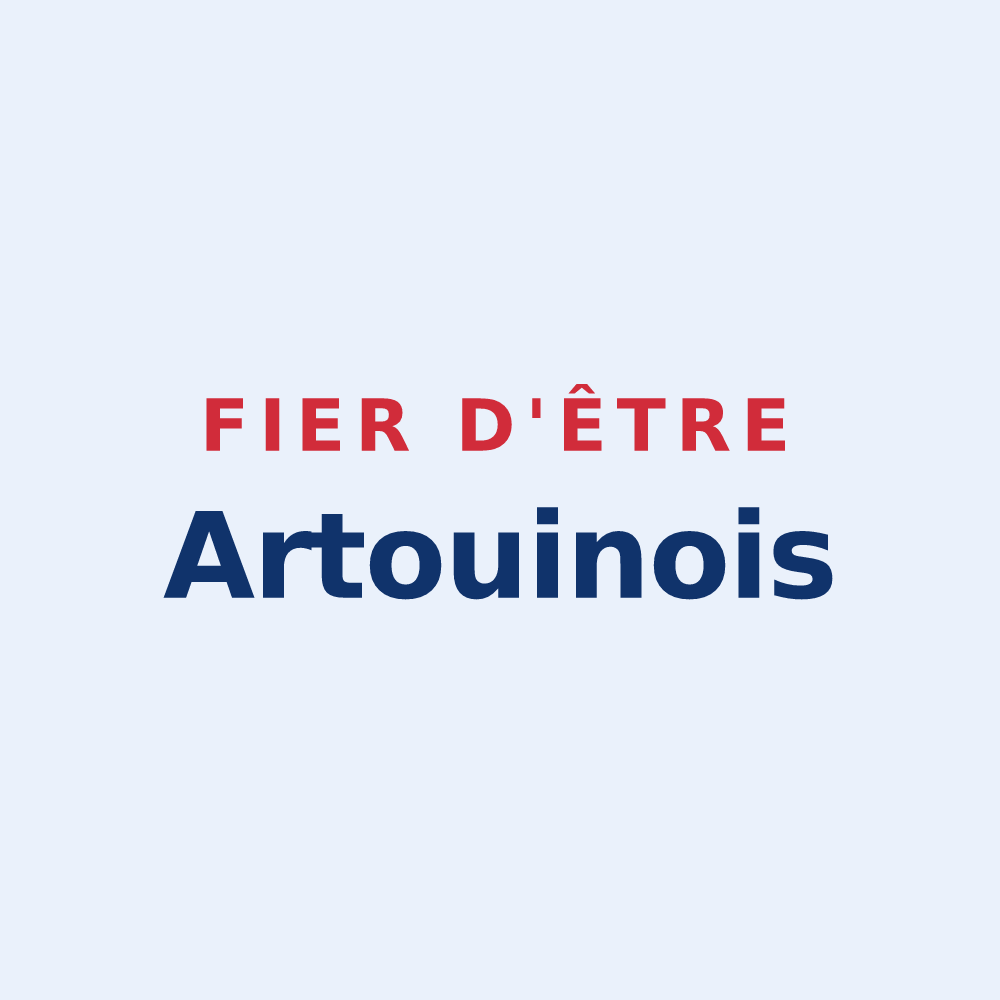 Sticker « Fier d'être Artouinois » — design pour Artalens-Souin