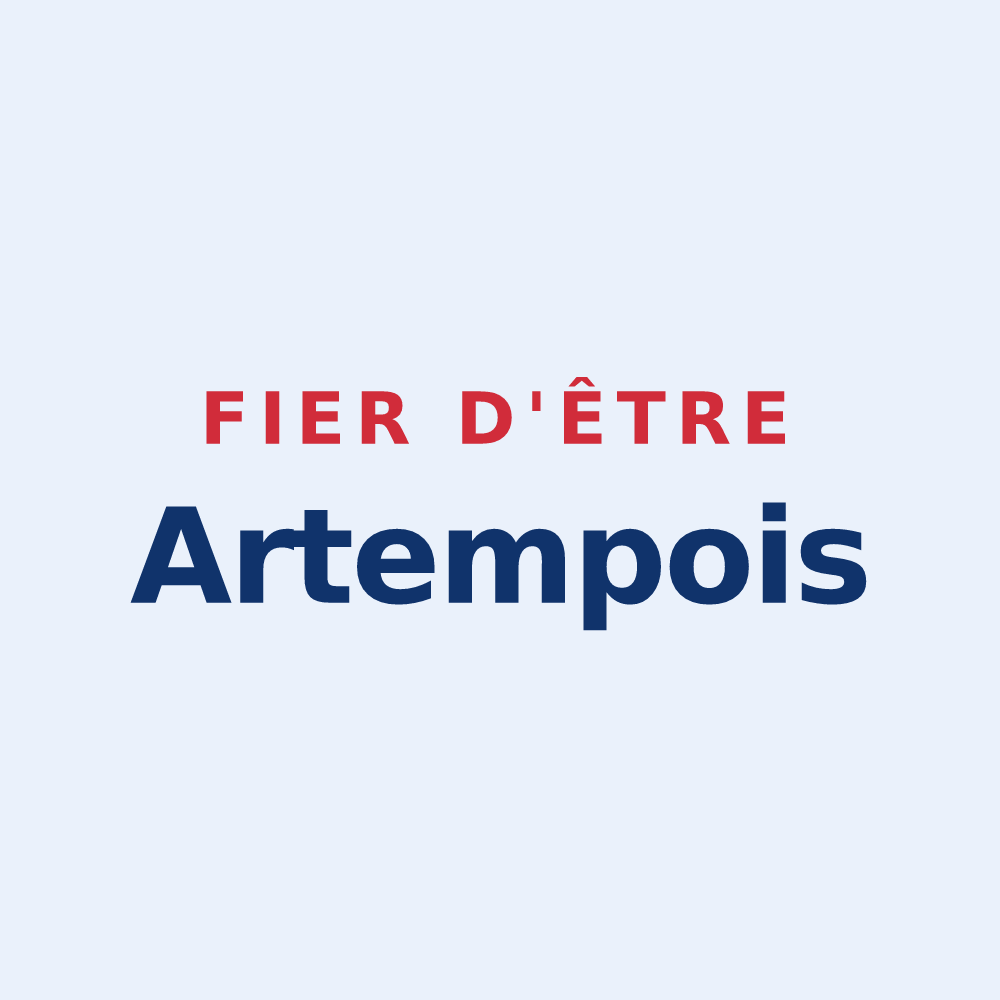 Sticker « Fier d'être Artempois » — design pour Artemps