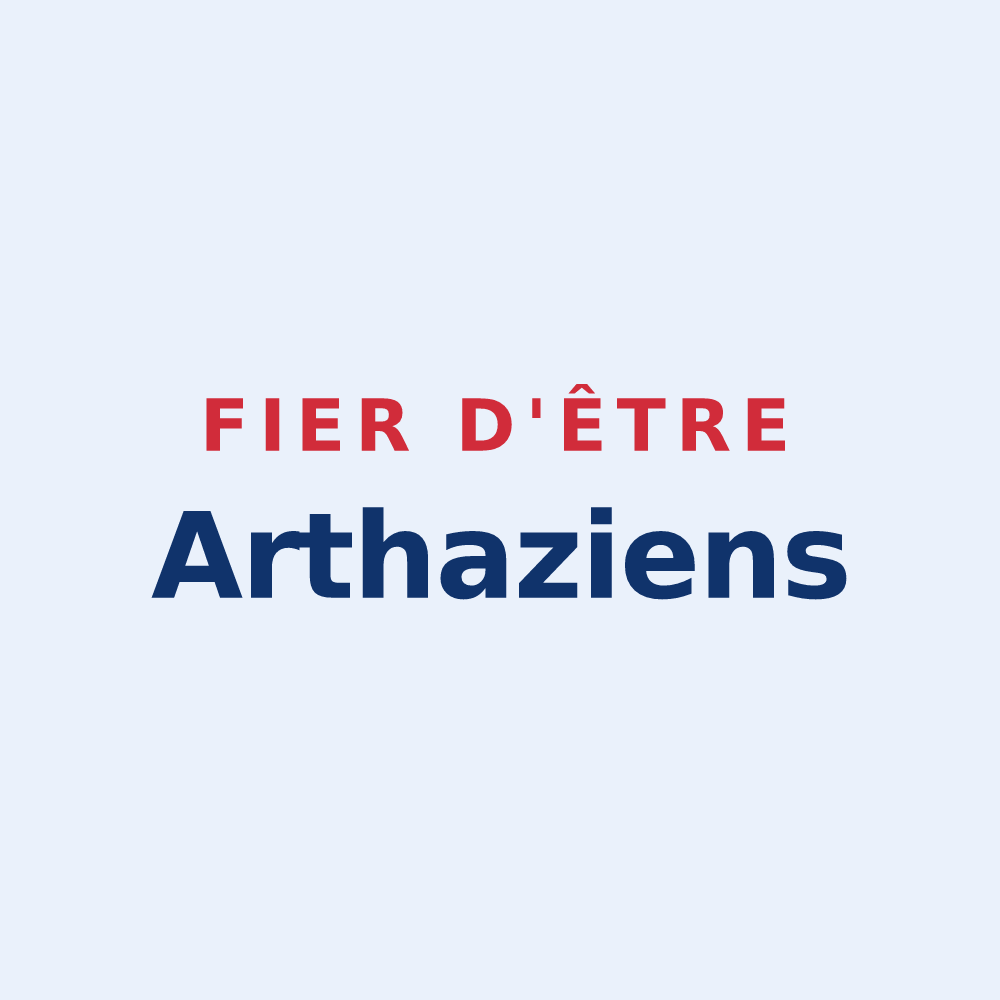 Sticker « Fier d'être Arthaziens » — design pour Arthaz-Pont-Notre-Dame