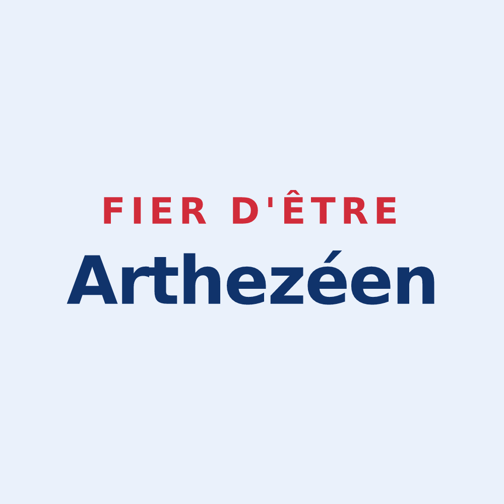 Sticker « Fier d'être Arthezéen » — design pour Arthezé