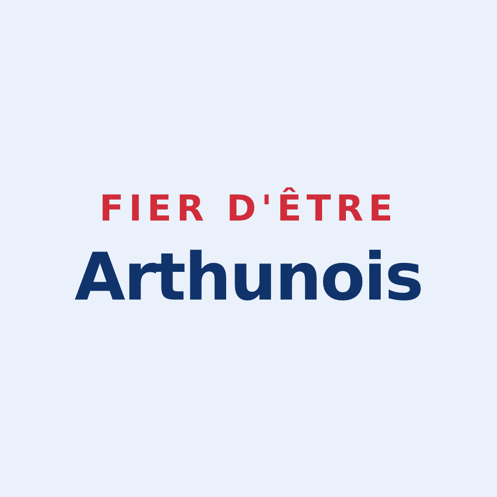 Sticker « Fier d'être Arthunois » — design pour Arthun