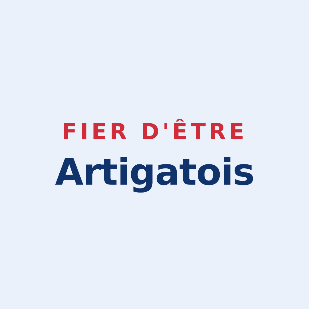 Sticker « Fier d'être Artigatois » — design pour Artigat