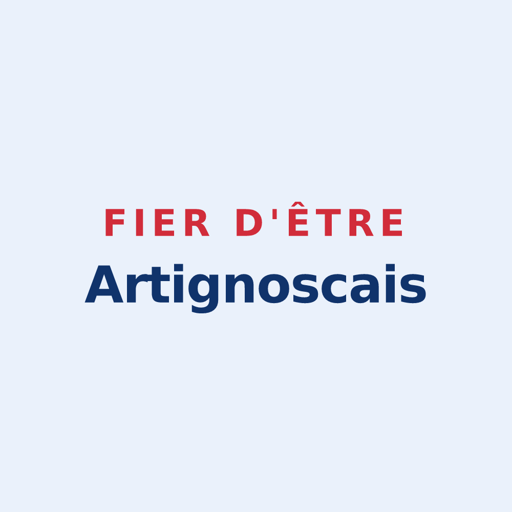 Sticker « Fier d'être Artignoscais » — design pour Artignosc-sur-Verdon