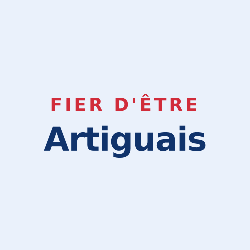 Sticker « Fier d'être Artiguais » — design pour Artigues-près-Bordeaux
