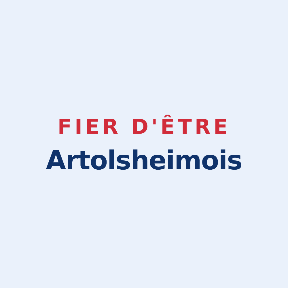Sticker « Fier d'être Artolsheimois » — design pour Artolsheim
