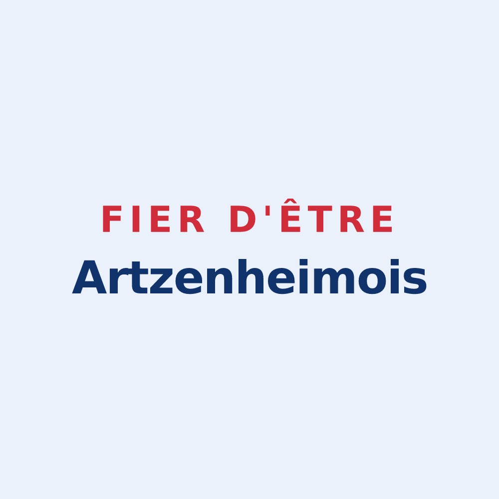 Sticker « Fier d'être Artzenheimois » — design pour Artzenheim
