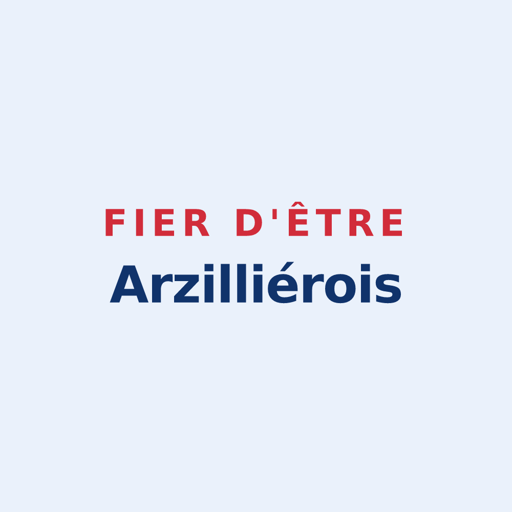Sticker « Fier d'être Arzilliérois » — design pour Arzillières-Neuville