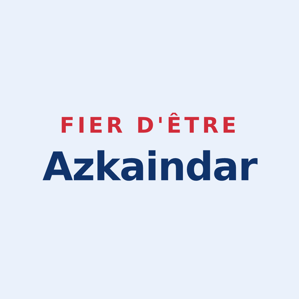 Sticker « Fier d'être Azkaindar » — design pour Ascain
