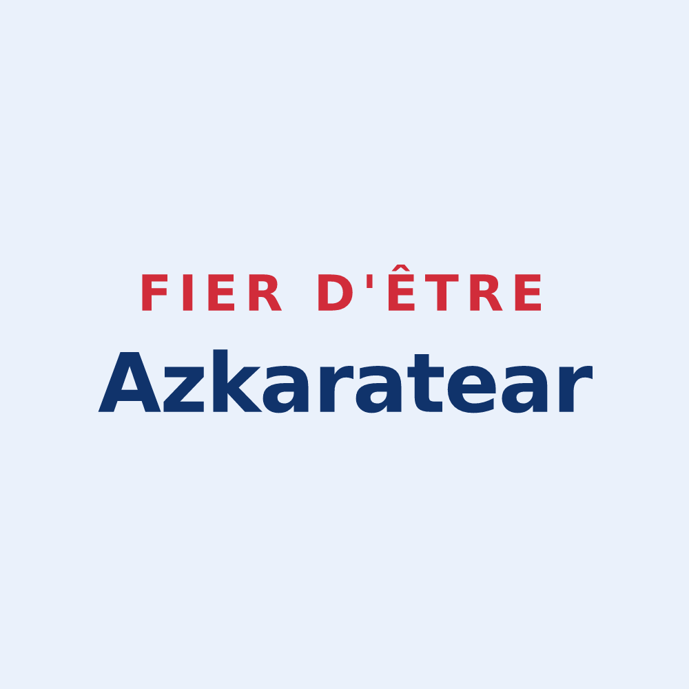 Sticker « Fier d'être Azkaratear » — design pour Ascarat