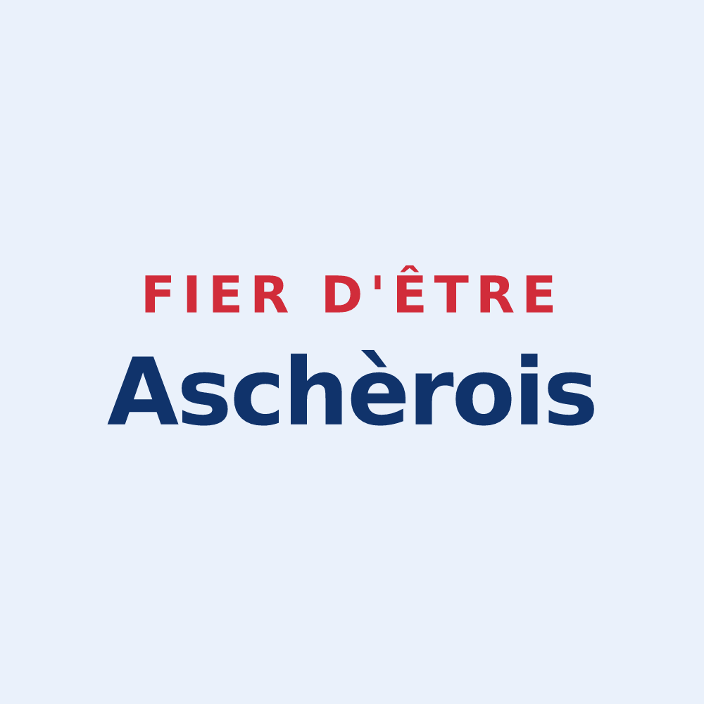 Sticker « Fier d'être Aschèrois » — design pour Aschères-le-Marché