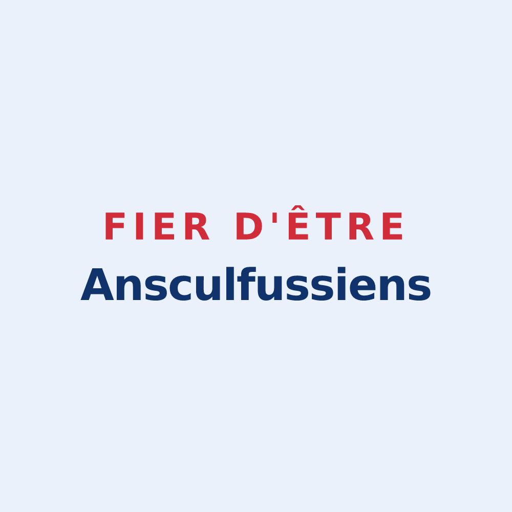 Sticker « Fier d'être Ansculfussiens » — design pour Ascoux