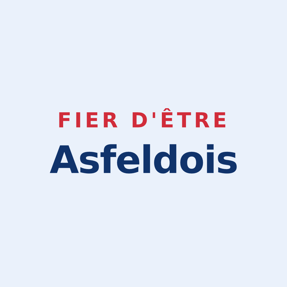 Sticker « Fier d'être Asfeldois » — design pour Asfeld