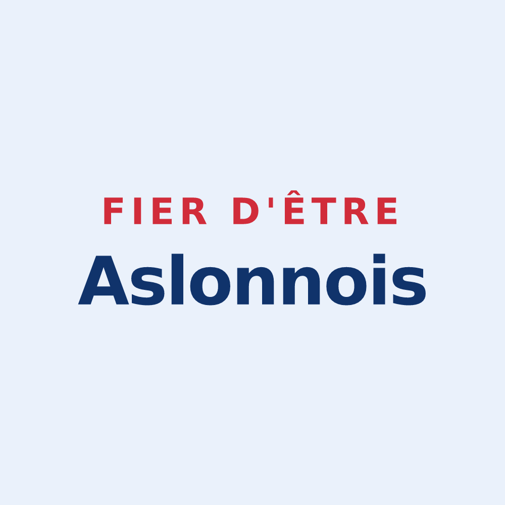 Sticker « Fier d'être Aslonnois » — design pour Aslonnes