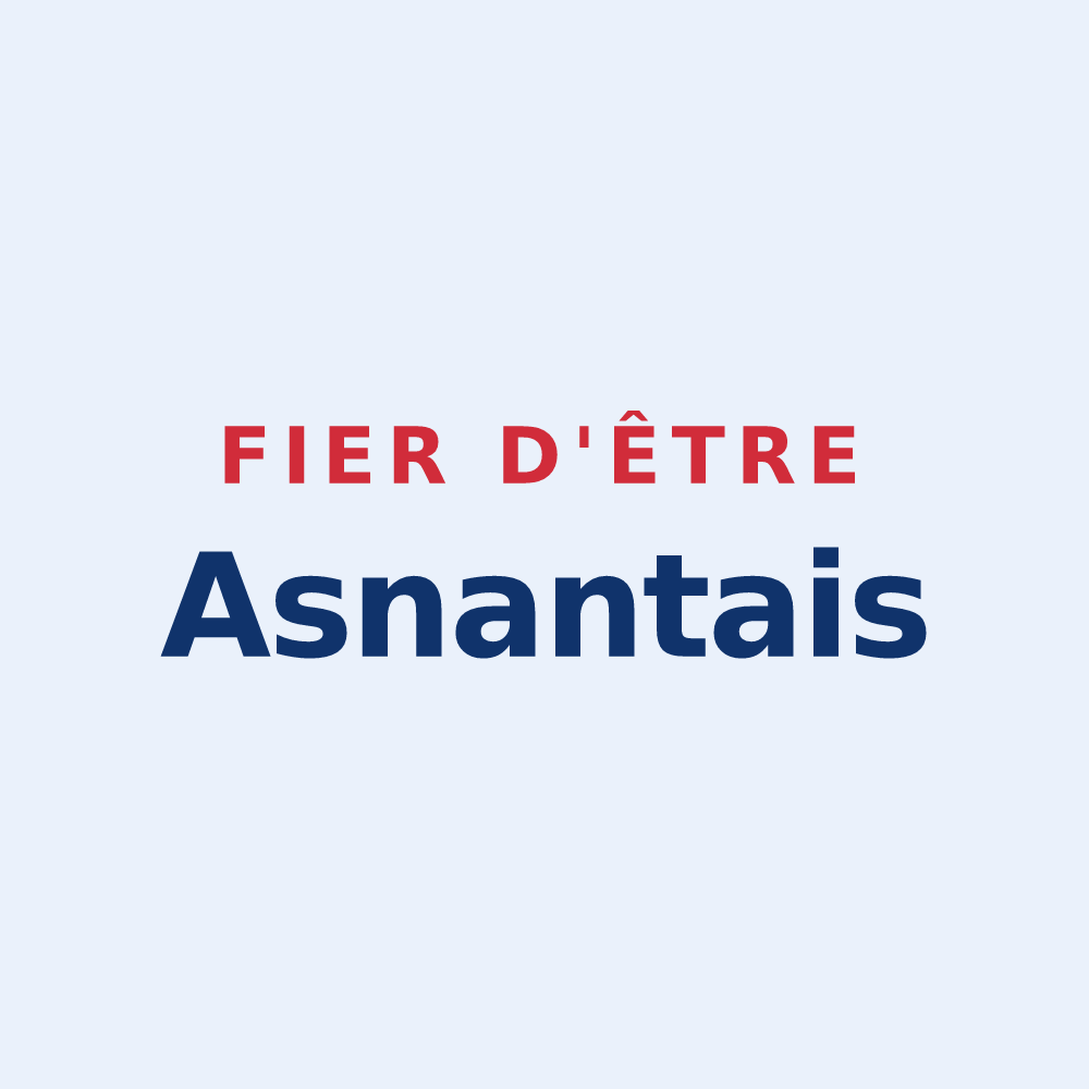 Sticker « Fier d'être Asnantais » — design pour Asnan