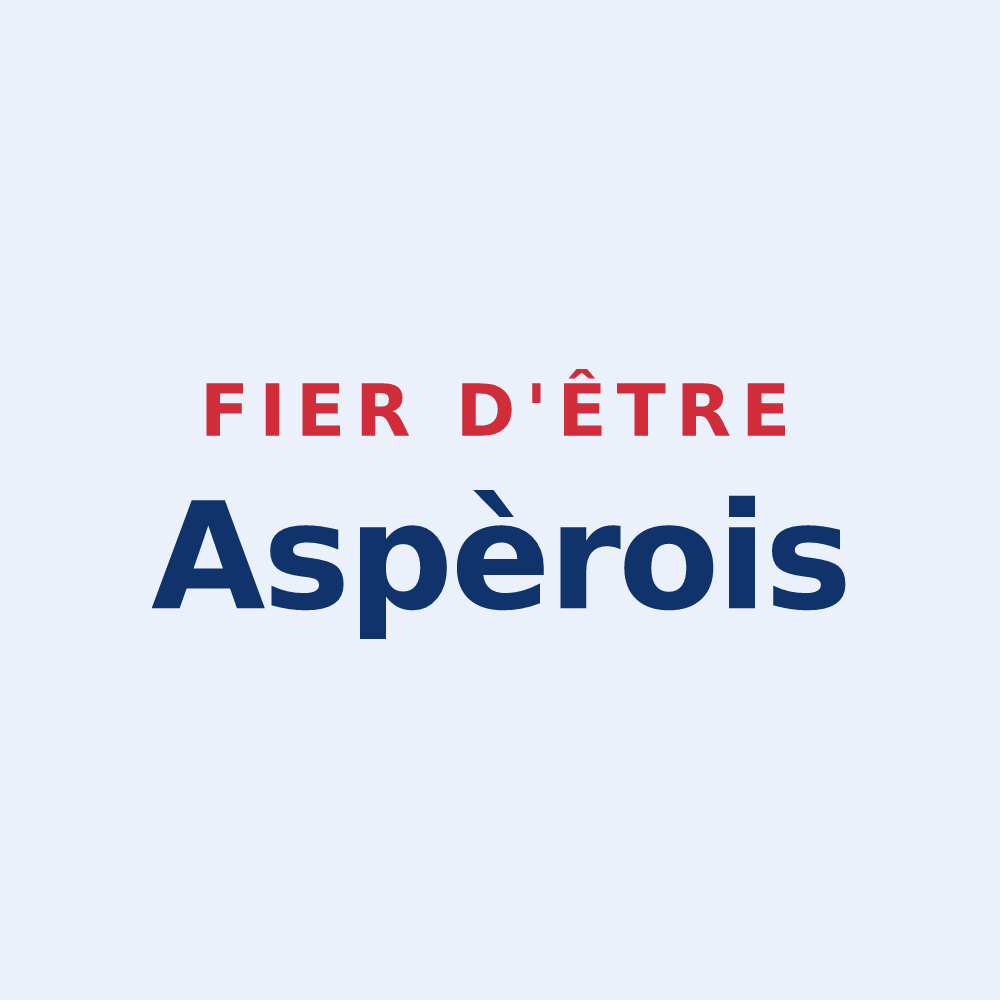 Sticker « Fier d'être Aspèrois » — design pour Aspères