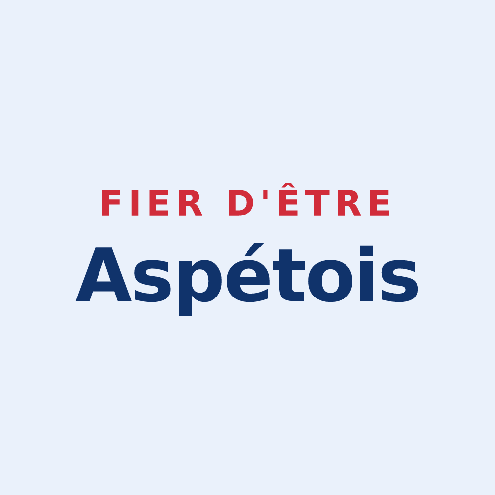 Sticker « Fier d'être Aspétois » — design pour Aspet