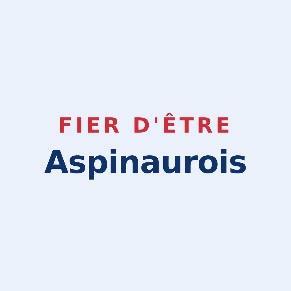 Sticker « Fier d'être Aspinaurois » — design pour Aspin-Aure