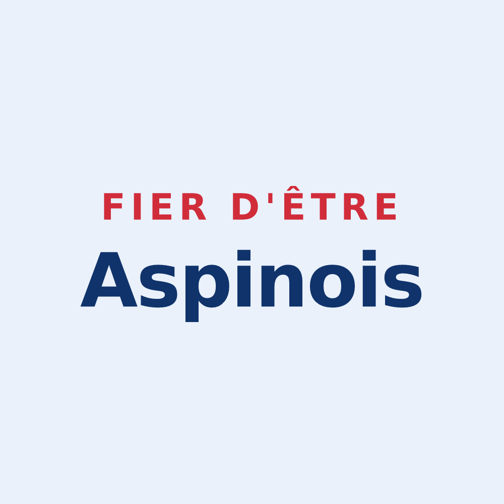 Sticker « Fier d'être Aspinois » — design pour Aspin-en-Lavedan