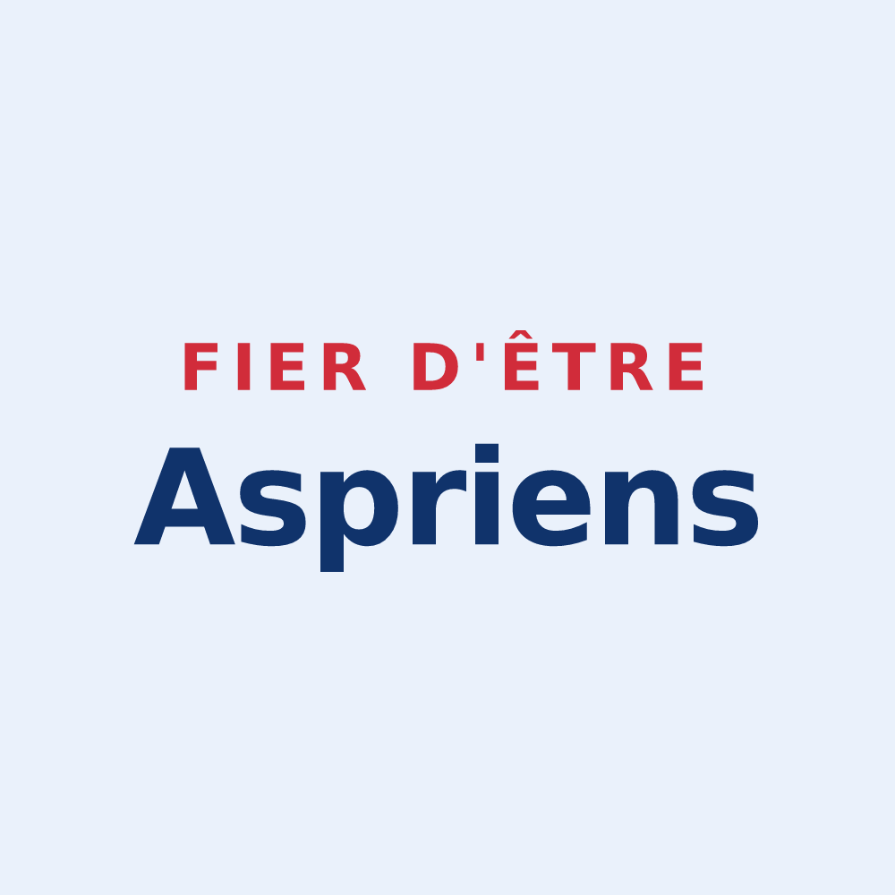 Sticker « Fier d'être Aspriens » — design pour Aspres-sur-Buëch