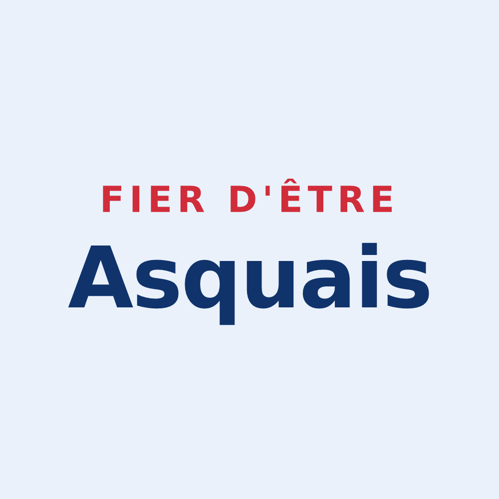 Sticker « Fier d'être Asquais » — design pour Asques