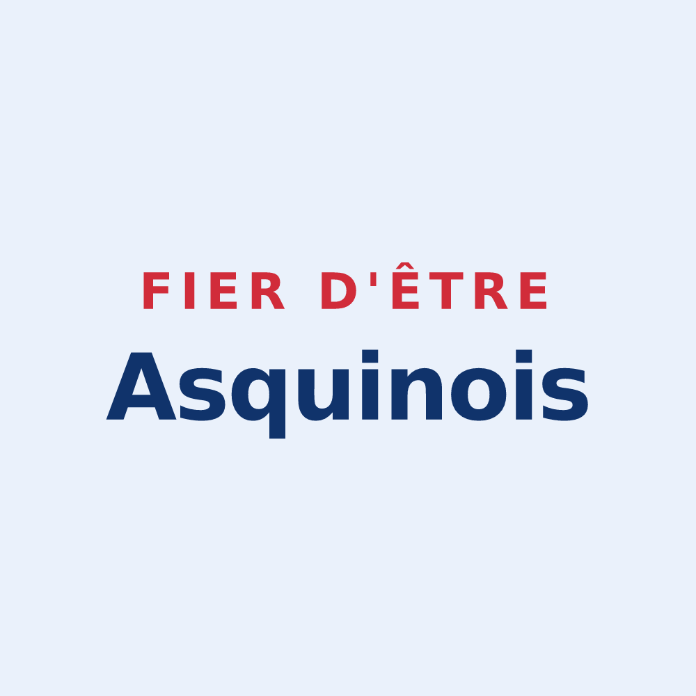 Sticker « Fier d'être Asquinois » — design pour Asquins