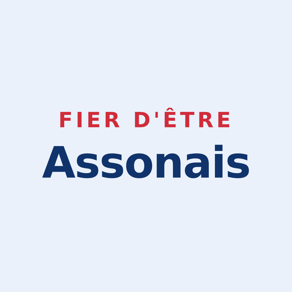 Sticker « Fier d'être Assonais » — design pour Asson