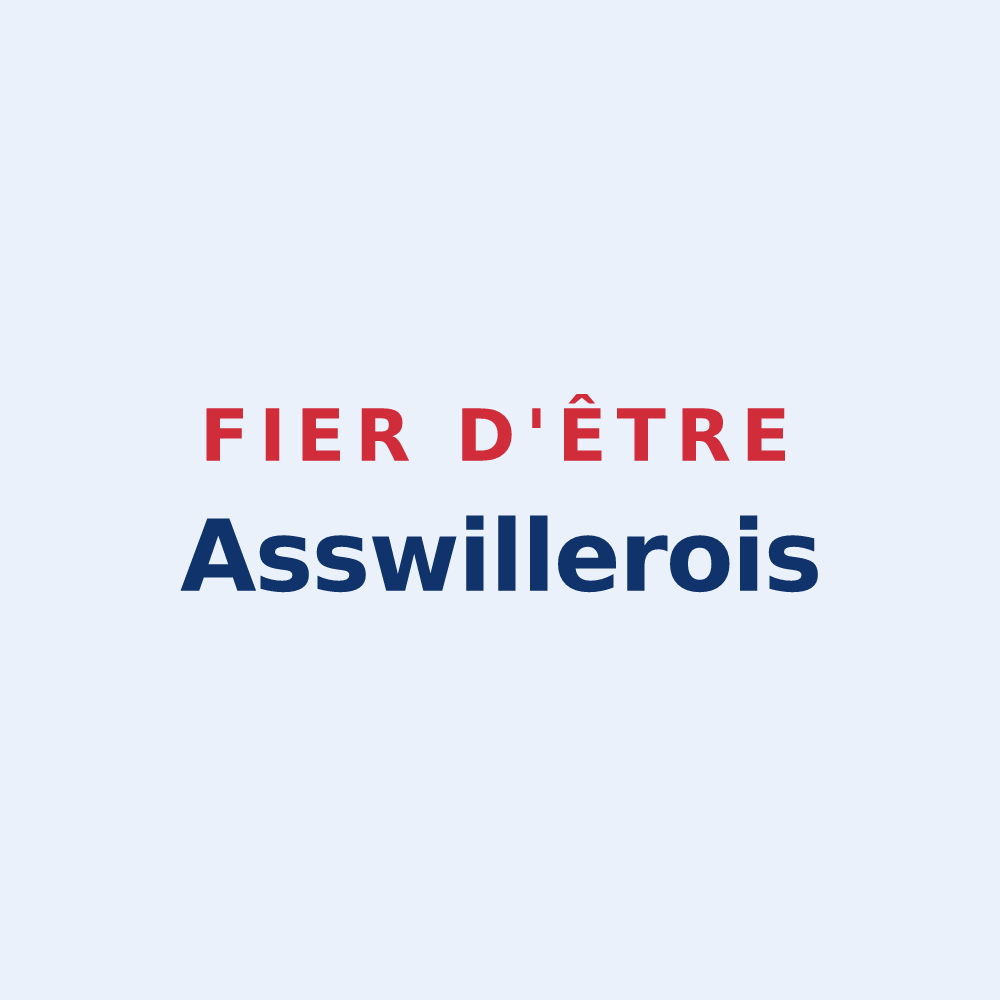 Sticker « Fier d'être Asswillerois » — design pour Asswiller