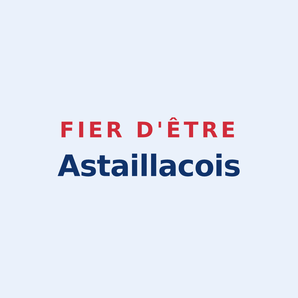 Sticker « Fier d'être Astaillacois » — design pour Astaillac