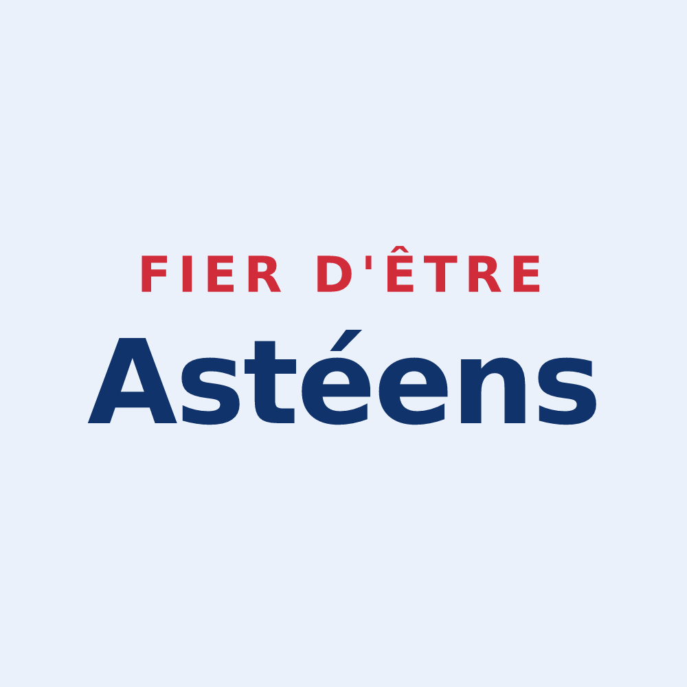 Sticker « Fier d'être Astéens » — design pour Asté