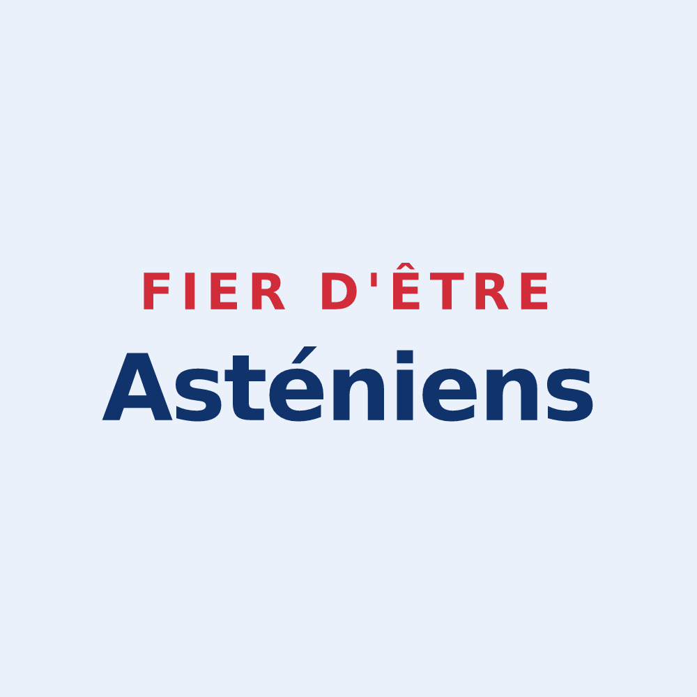 Sticker « Fier d'être Asténiens » — design pour Astet