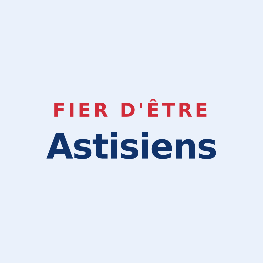 Sticker « Fier d'être Astisiens » — design pour Astis