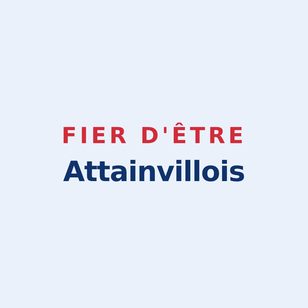 Sticker « Fier d'être Attainvillois » — design pour Attainville