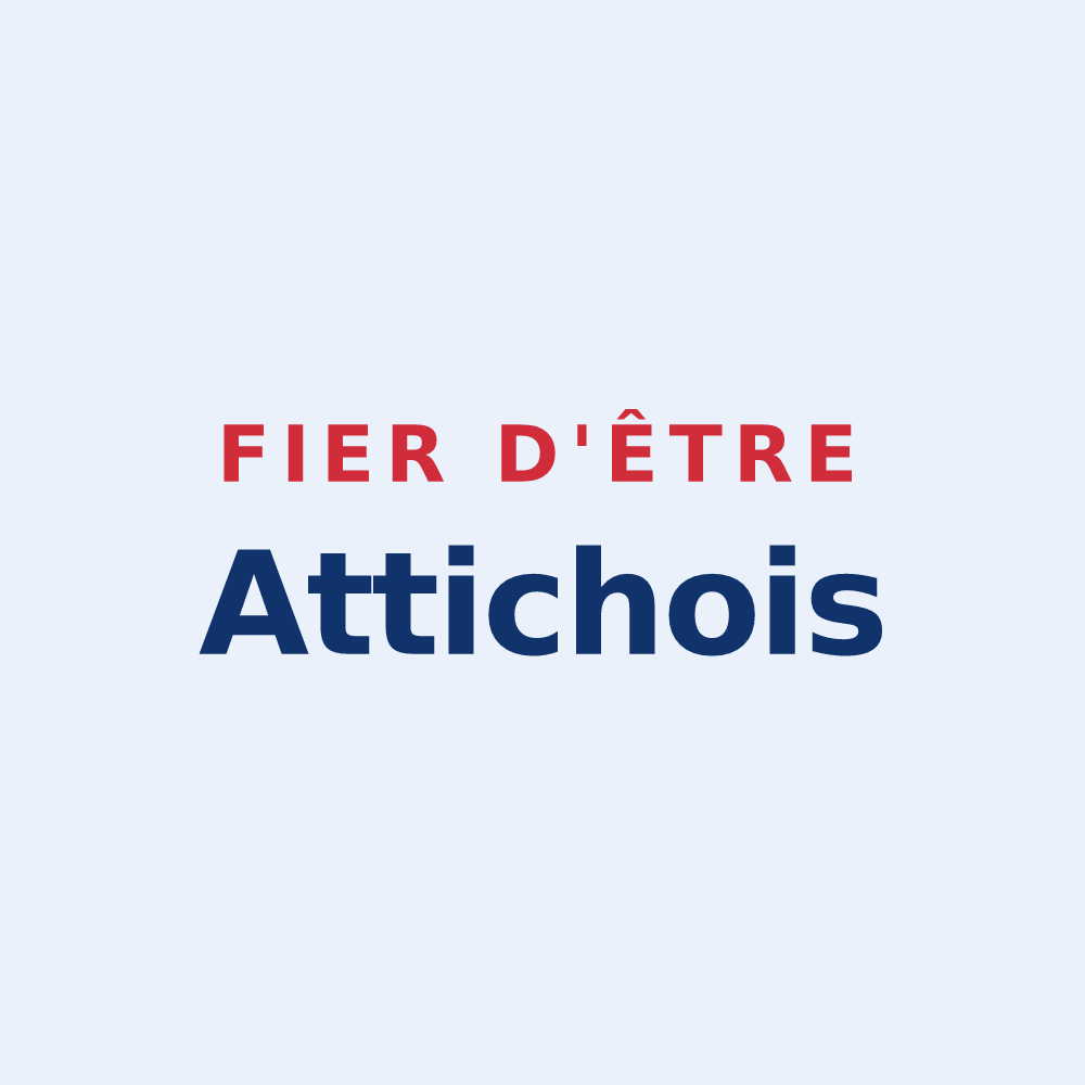 Sticker « Fier d'être Attichois » — design pour Attichy