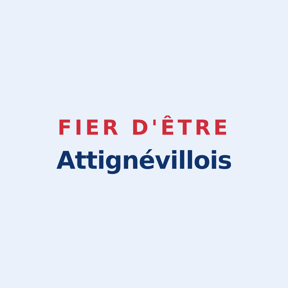 Sticker « Fier d'être Attignévillois » — design pour Attignéville