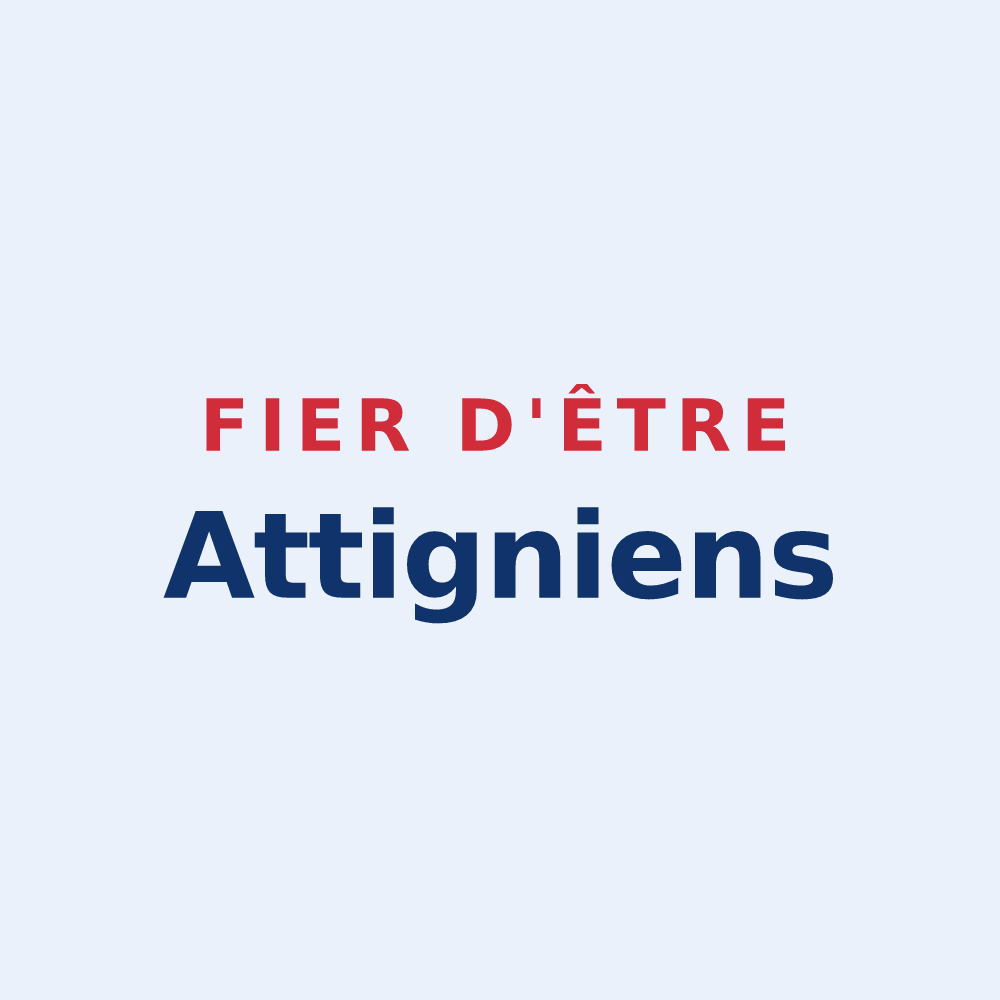 Sticker « Fier d'être Attigniens » — design pour Attigny